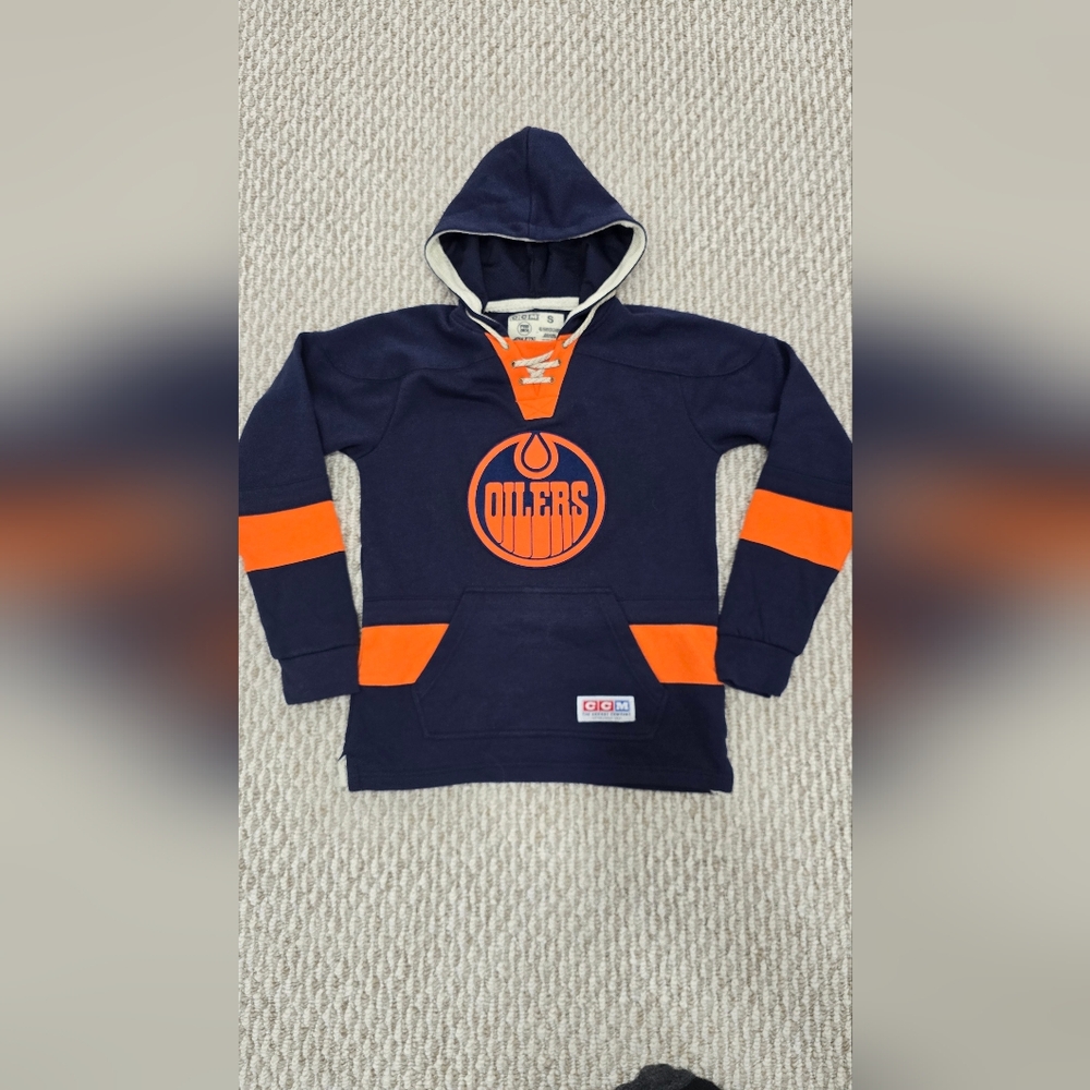 Oilers Embroidered Logo Hoodie